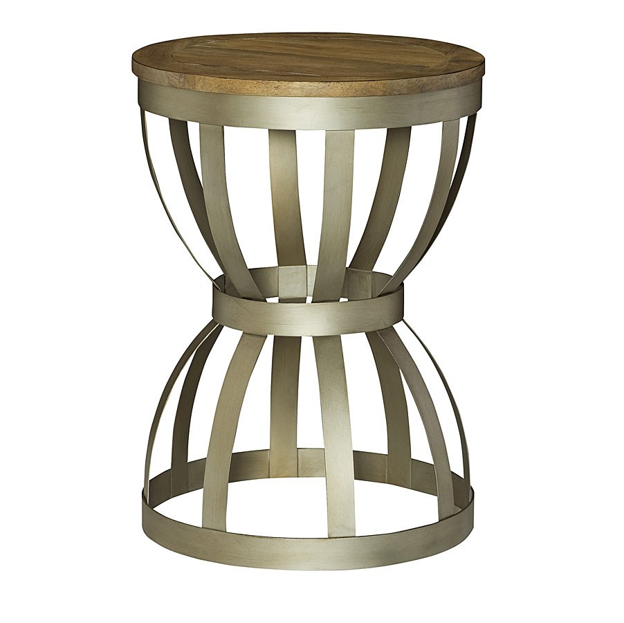 Modern Theory Round End Table by Hammary FurniturePick