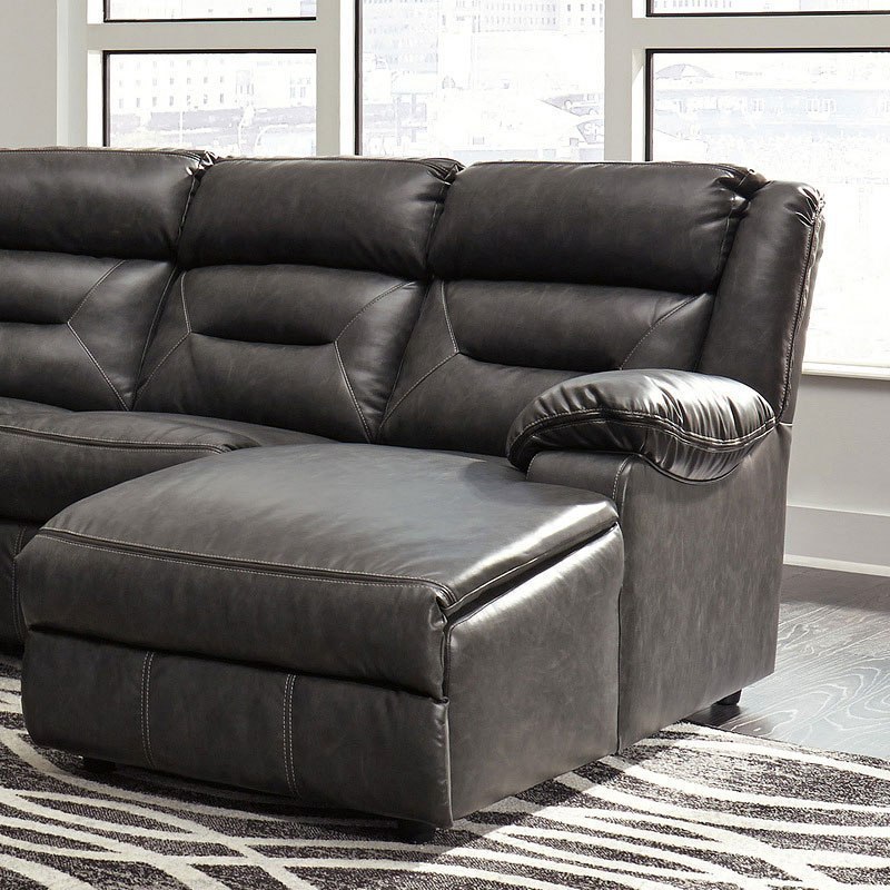 Coahoma Dark Gray Small Modular Right Chaise Sectional by ...
