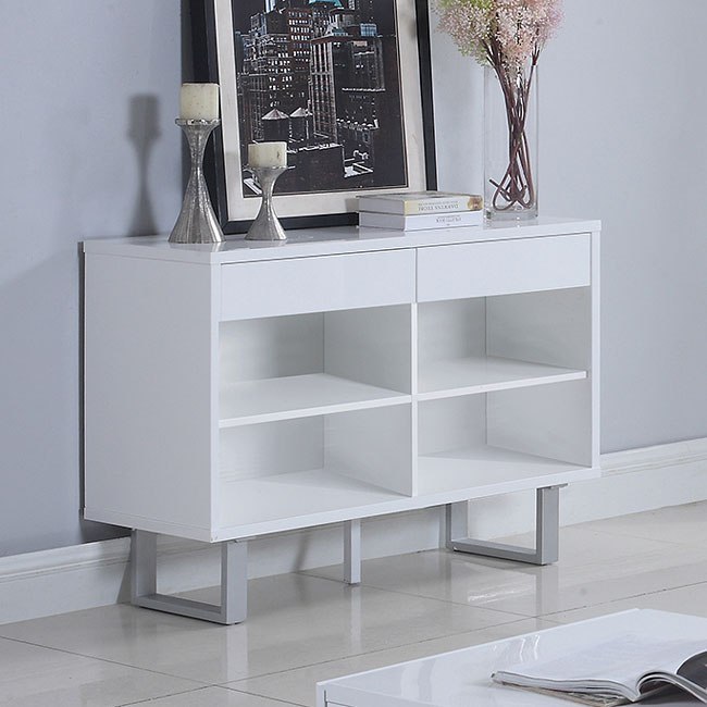 Glossy White Sofa Table Occasional And Accent Furniture Living Glossy White Sofa Table