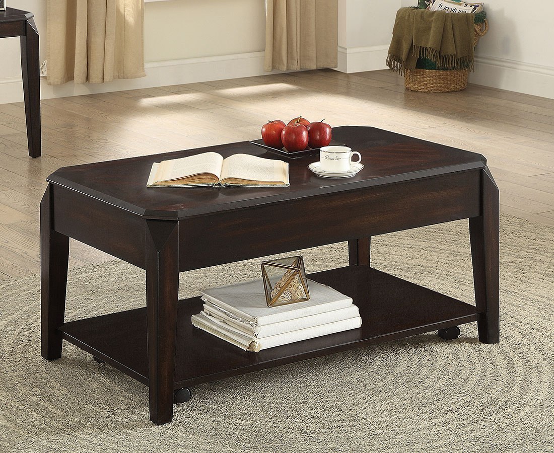 Walnut Lift Top Coffee Table Occasional And Accent Furniture Living Walnut Lift Top Coffee Table