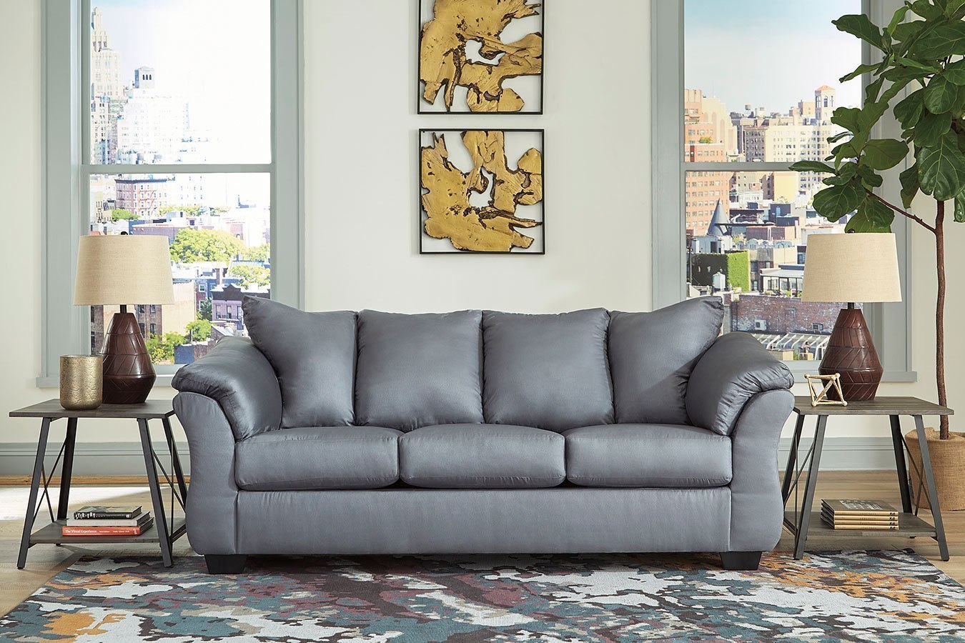 Darcy Steel Sofa by Signature Design by Ashley FurniturePick