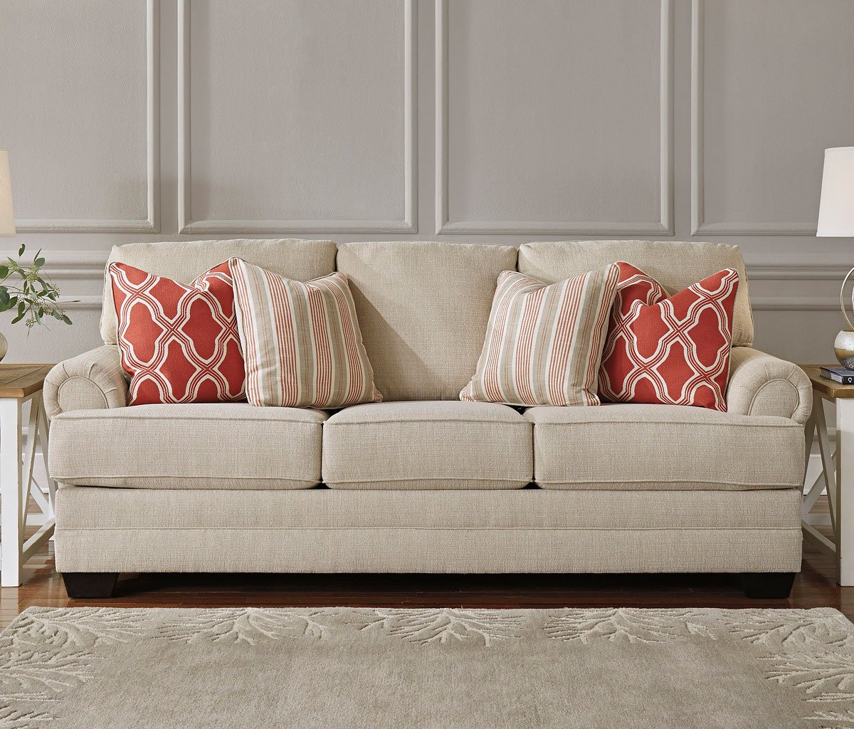 Sansimeon Stone Sofa - Sofas - Living Room Furniture - Living Room