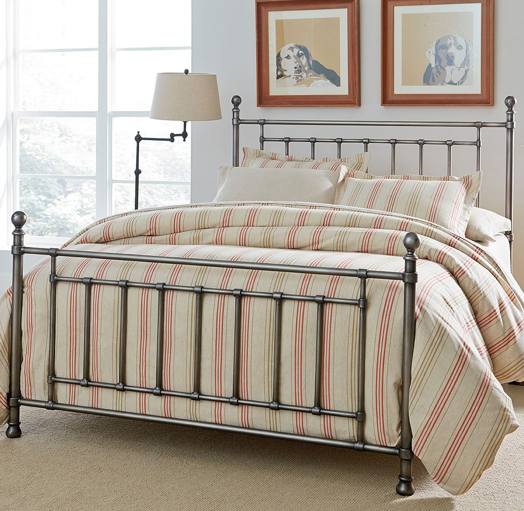 Bennington Grey Metal Bed by Standard Furniture FurniturePick