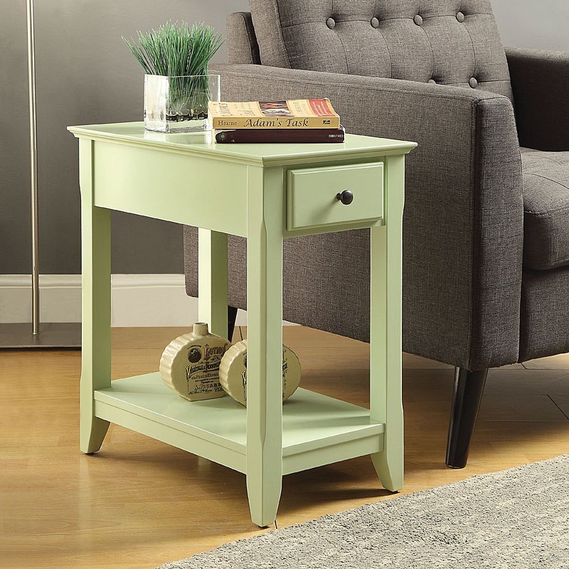 Bertie Side Table (Light Green) by Acme Furniture FurniturePick