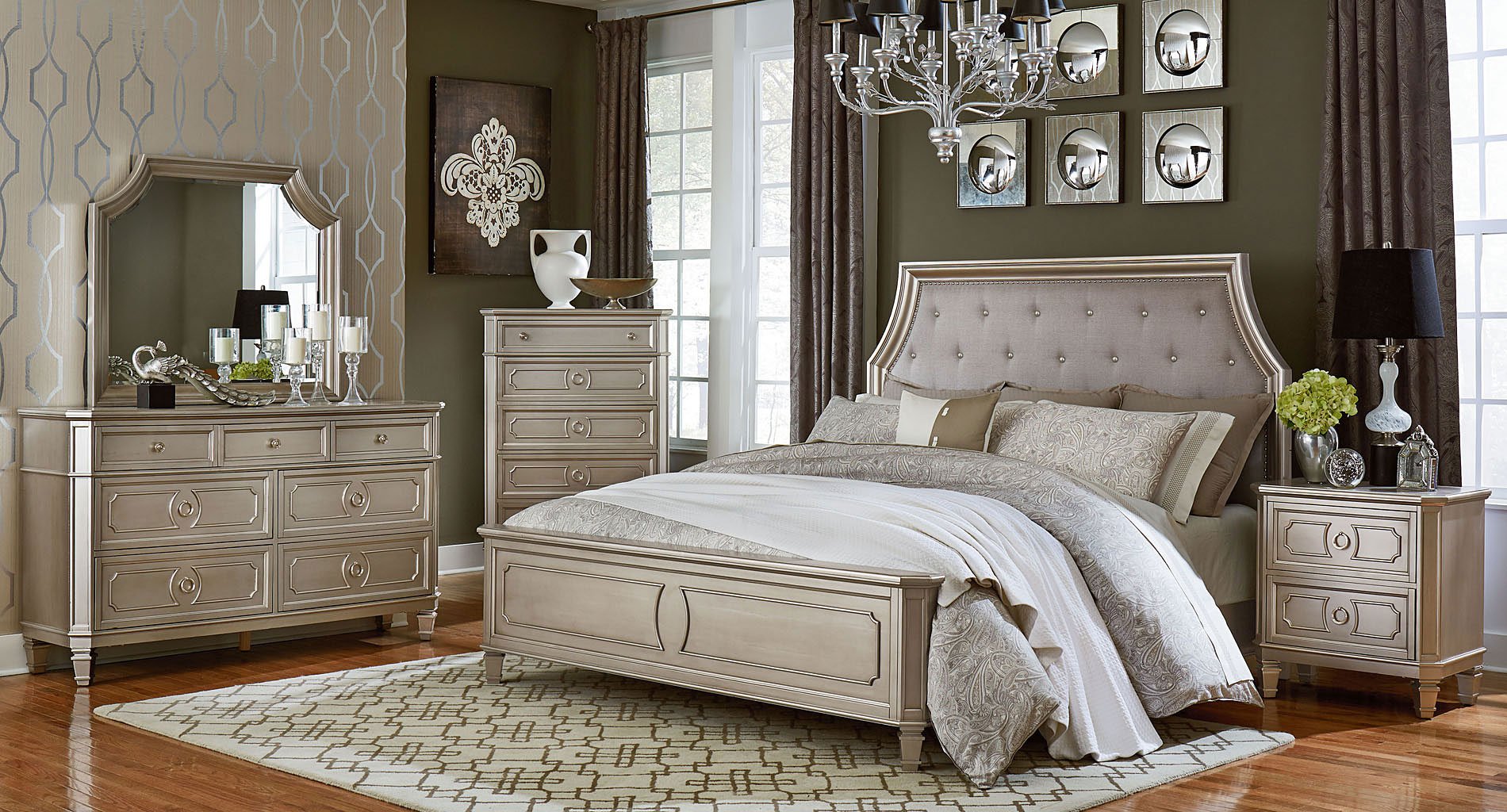 silver bedroom furniture set rooms to go