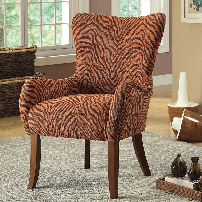 Exotic Accent Chair By Coaster Furniture 