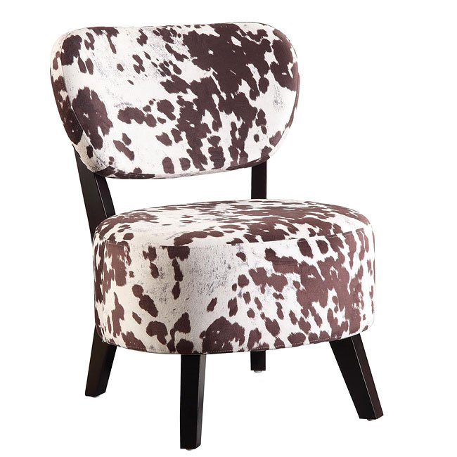 Cow Print Accent Chair by Coaster Furniture FurniturePick