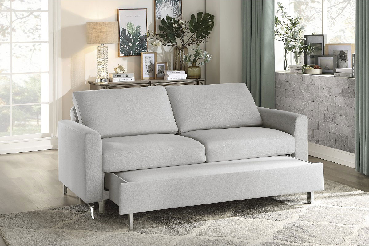 convertible studio sofa with pull-out bed