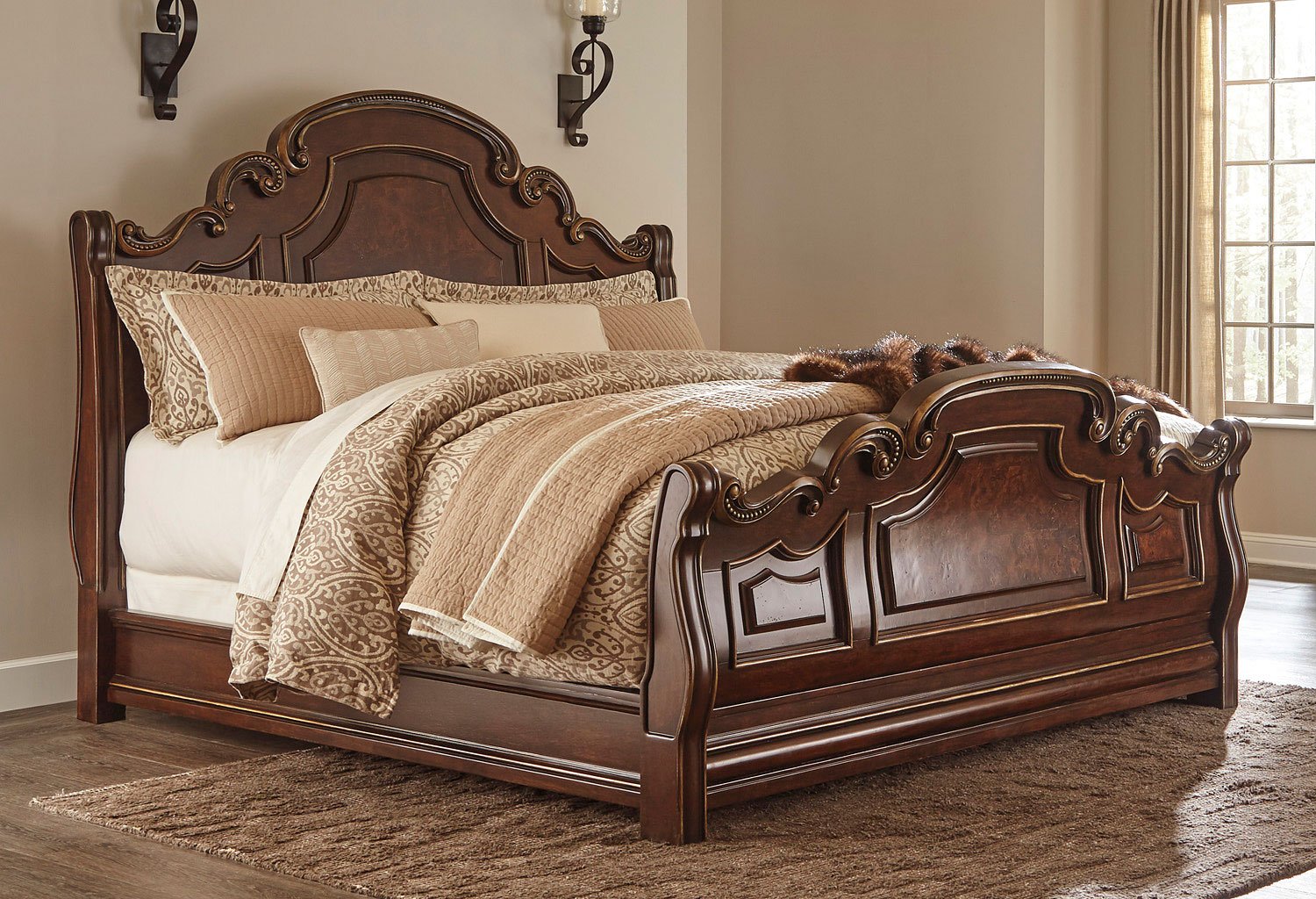 Florentown Sleigh Bed by Signature Design by Ashley ...