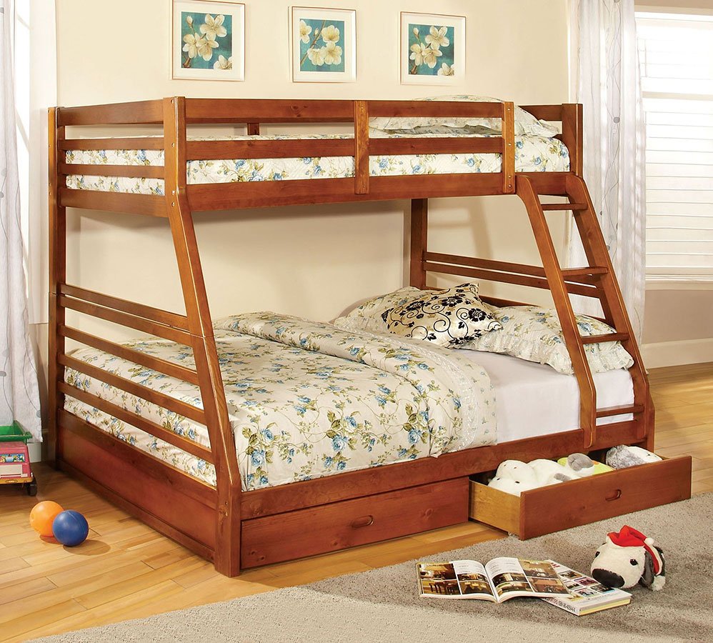 California Iii Bunk Bedroom Set Oak Kids And Youth Furniture California Iii Bunk Bedroom Set Oak