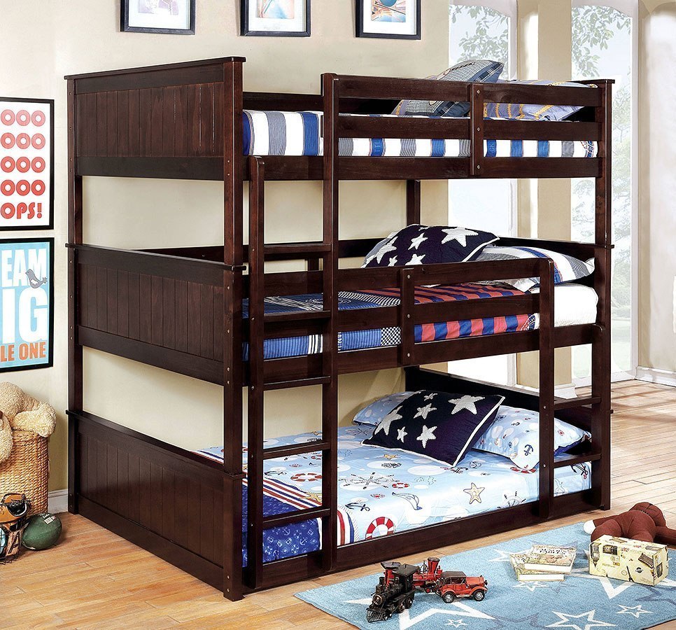 Queen Triple Bunk Bed In 2021 Bunk Beds Triple Bunk B - vrogue.co