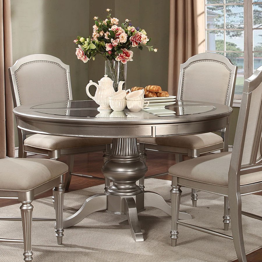 Regency Park Round Dining Table (Platinum) by Avalon ... on {keyword}