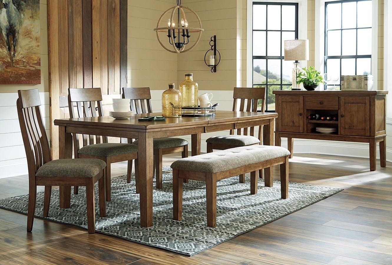 dining room bench table sets ashley