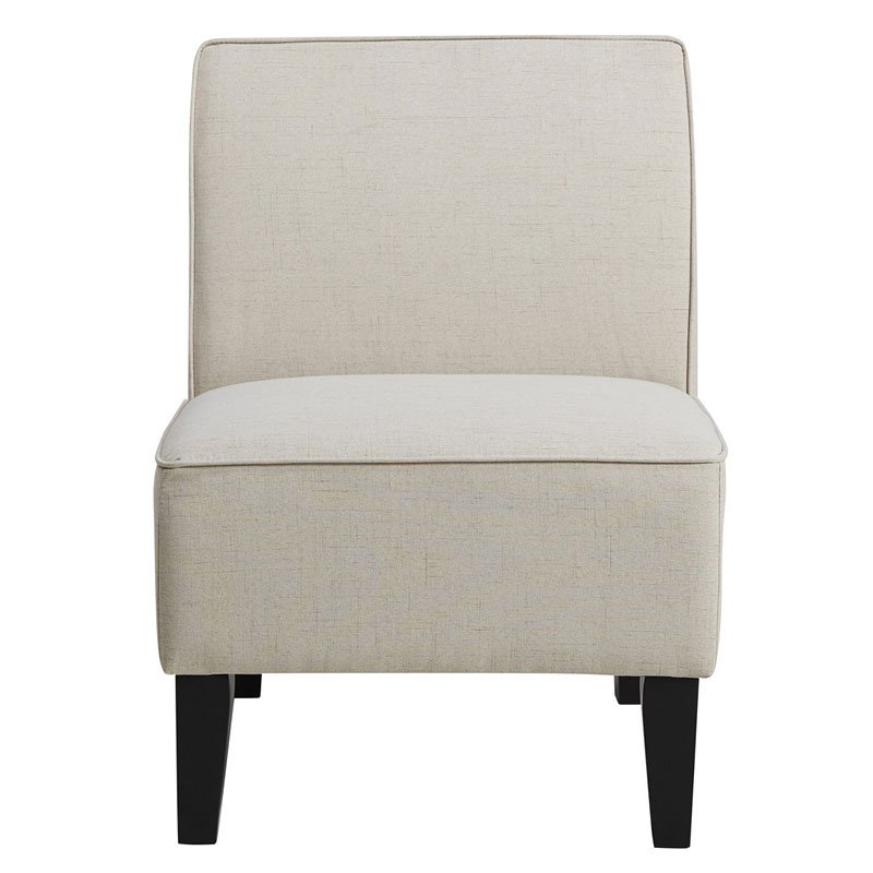 Cream Upholstered Armless Accent Chair By Pulaski Furniture FurniturePick   DS D027004 451 Chair 1 