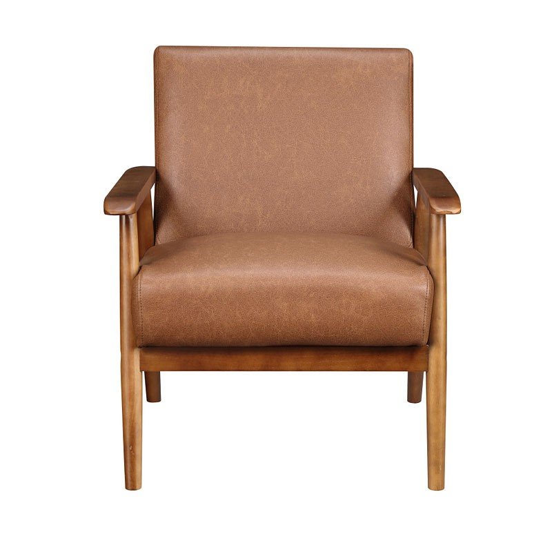 Wood Frame Accent Chair (Brown) by Pulaski Furniture