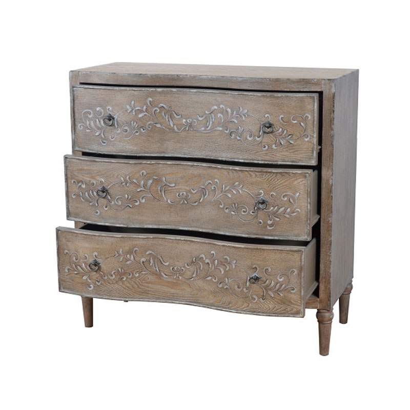 Small Space Hand Painted Three Drawer Chest By Accentrics Home