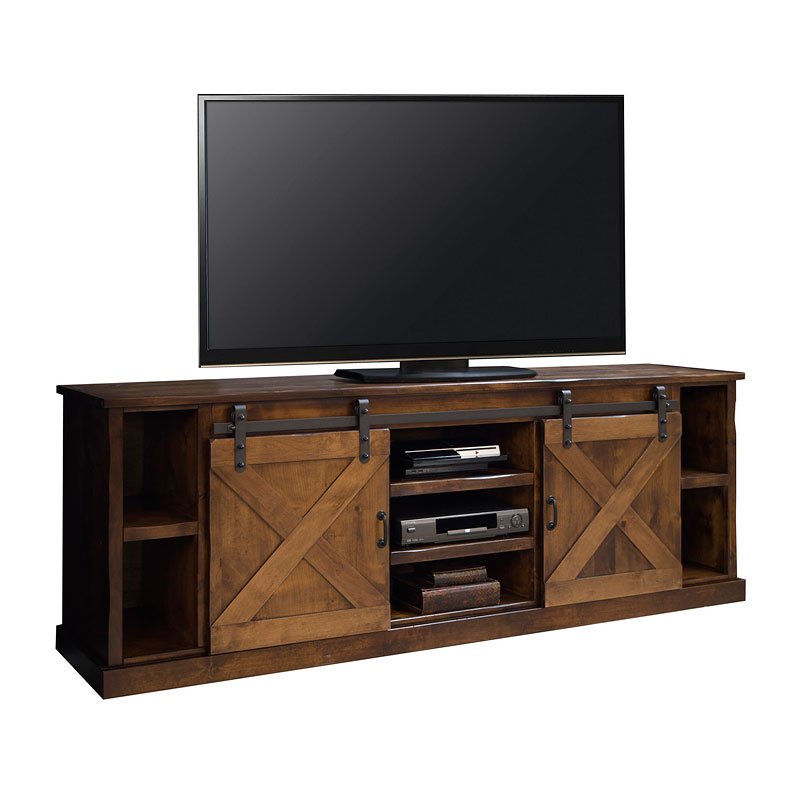 Farmhouse 85 Inch TV Console (Aged Whiskey) by Legends 