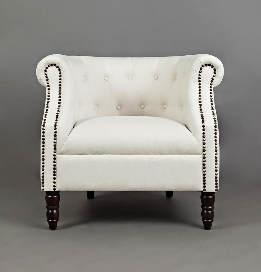 Grace Accent Chair (Ivory) by Jofran Furniture FurniturePick