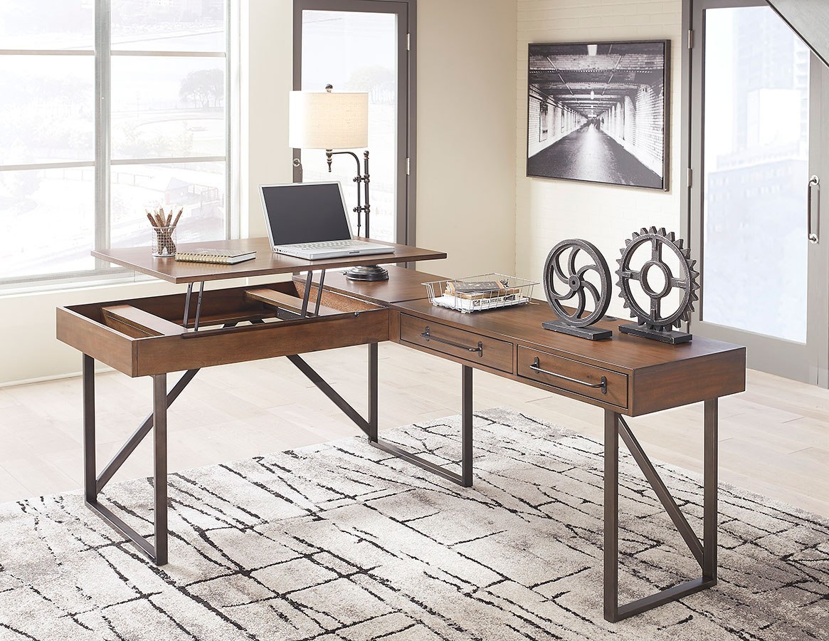 Starmore Lift Top L-Shaped Desk by Signature Design by ...