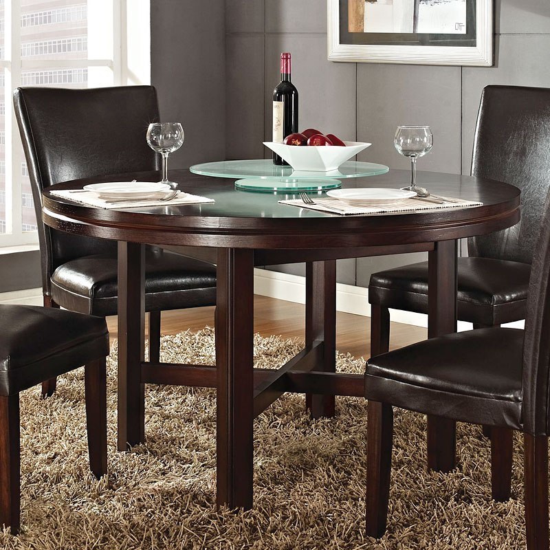 Hartford 52 Inch Round Dining Table Steve Silver Furniture Hartford 52 Inch Round Dining Table