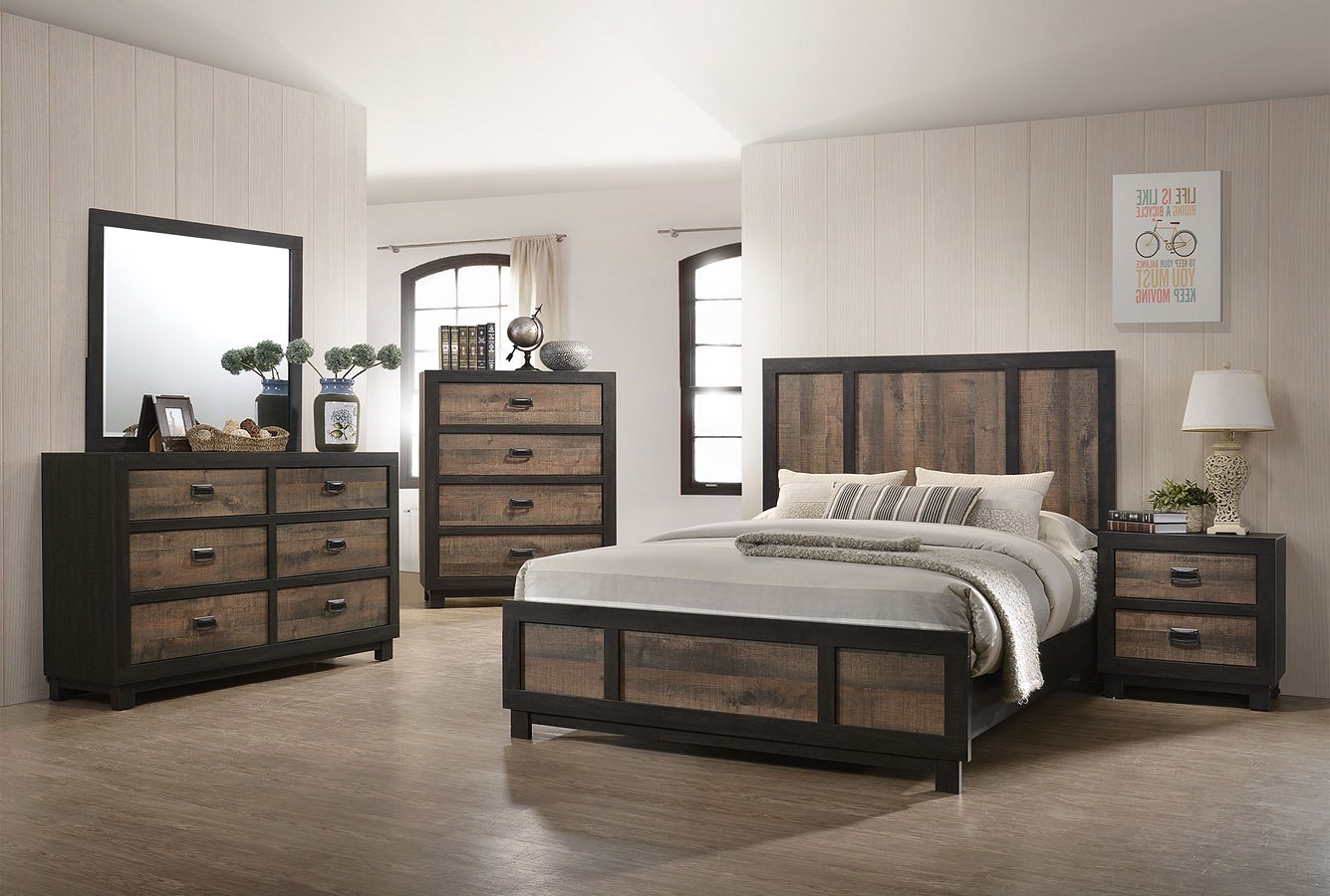 Harlington Panel Bedroom Set by Elements Furniture | FurniturePick