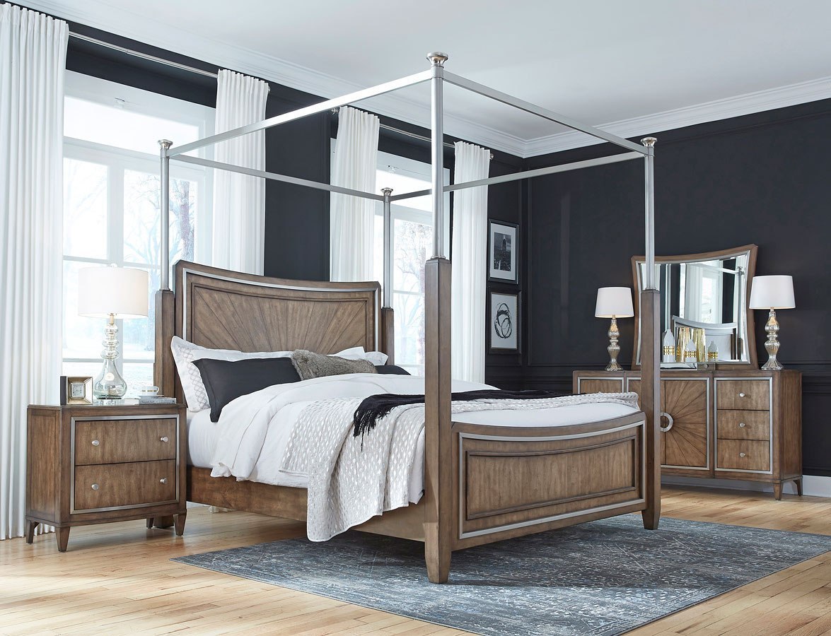 Mystic Canopy Bedroom Set by Pulaski Furniture FurniturePick