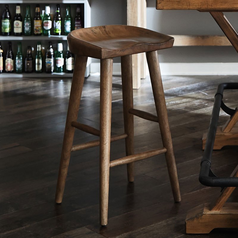 Furniture City Brewing Blonde Hops Saddle Seat Bar Stool Home Furniture City Brewing Blonde Hops Saddle Seat Bar Stool