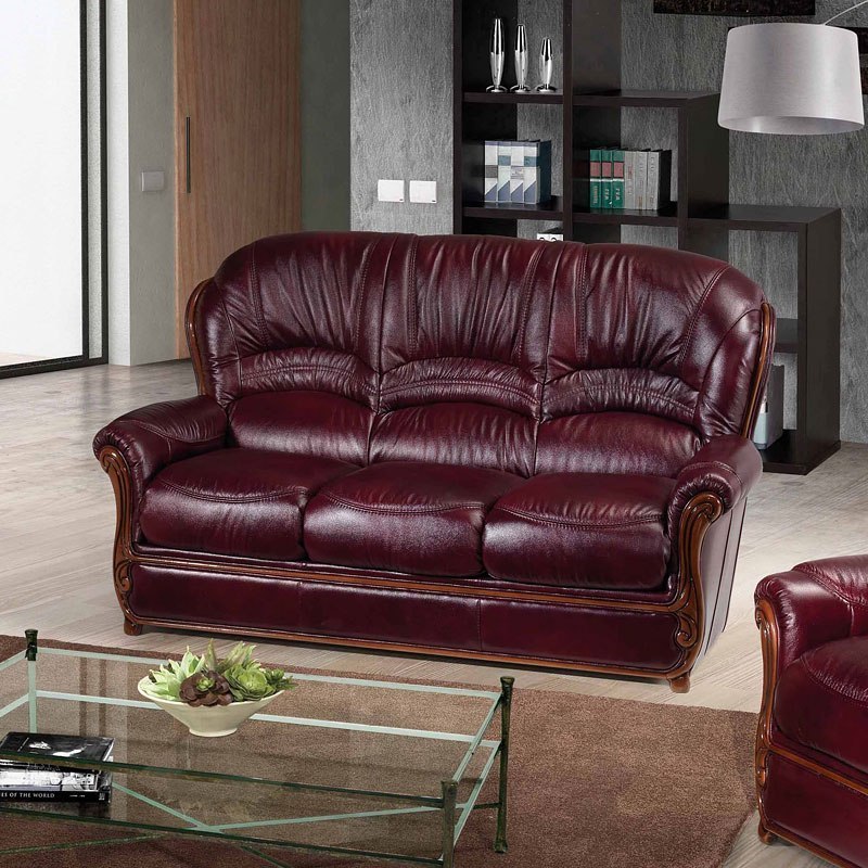 Sara Italian Leather Sofa by ESF Furniture FurniturePick