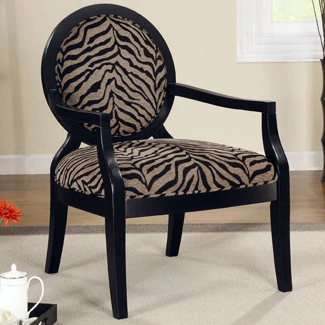 Animal Print Accent Chair (Zebra) Coaster Furniture ...