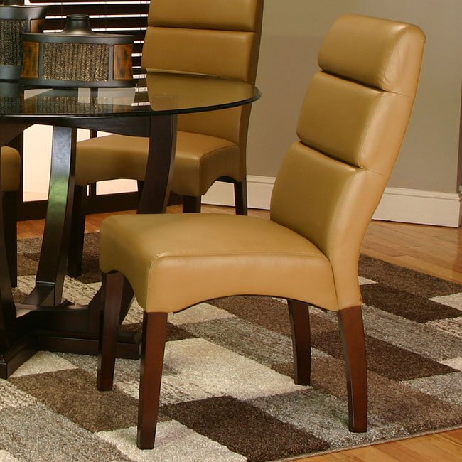 Adele Dining Room Set w/ Caramel Chairs by Cramco