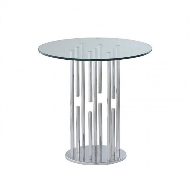 Floating Illusion Pedestal Lamp Table by Chintaly Imports ...