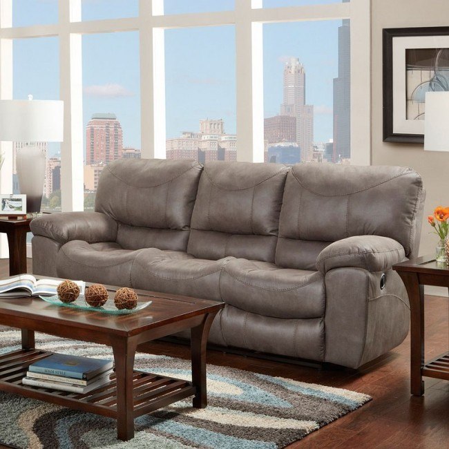 T Reclining Sofa Charcoal By Catner Furniturepick T Reclining Sofa Charcoal By