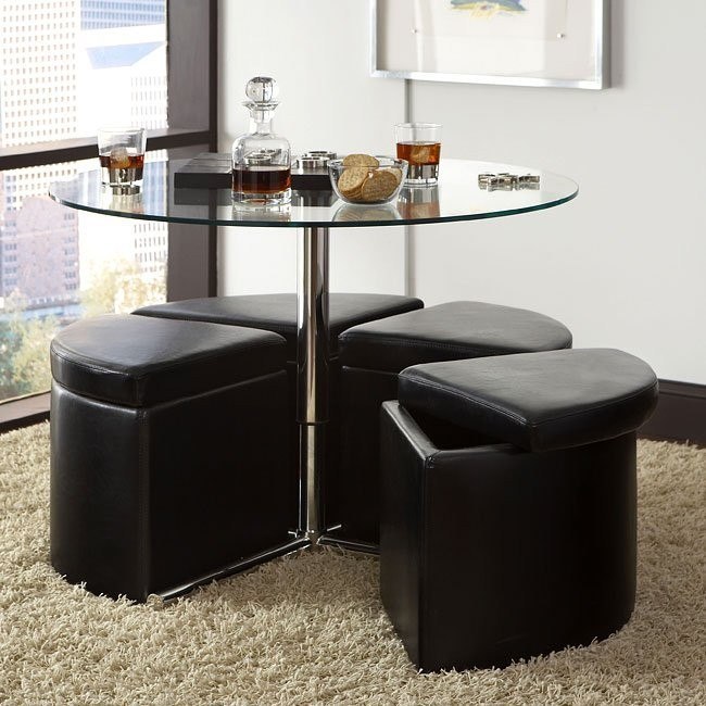 Cosmo Gl Tail Table W 4 Ottomans Standard Furniture Cosmo Gl Tail Table W 4 Ottomans