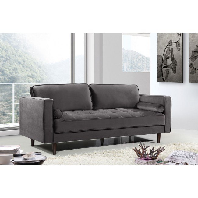 Emily Sofa Grey By Meridian Furniture Furniturepick Emily Sofa Grey By Meridian Furniture