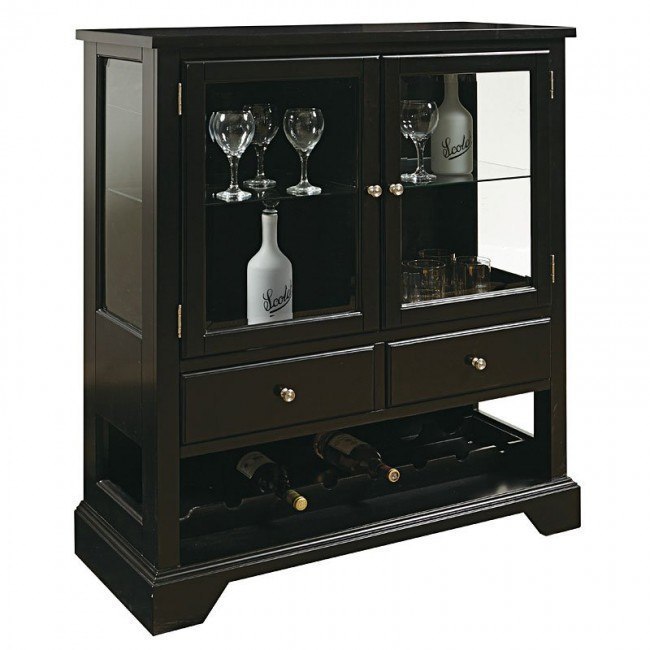 Dark Leo Wine Cabinet By Pulaski Furniture Furniturepick