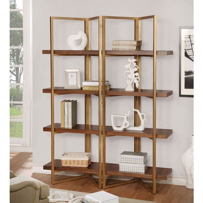 Kerstin 4 Tier Shelf By Furniture Of America Furniturepick