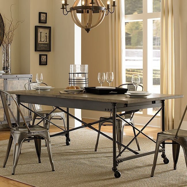 Walton Rectangular Dining Table W Casters By Magnussen Furniturepick Walton Rectangular Dining Table W Casters