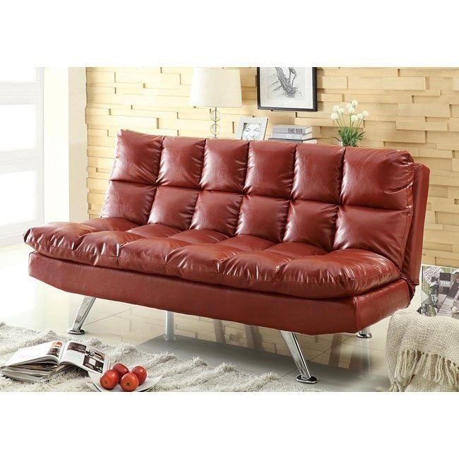 Contemporary Sofa Bed Red Contemporary Sofa Bed Red