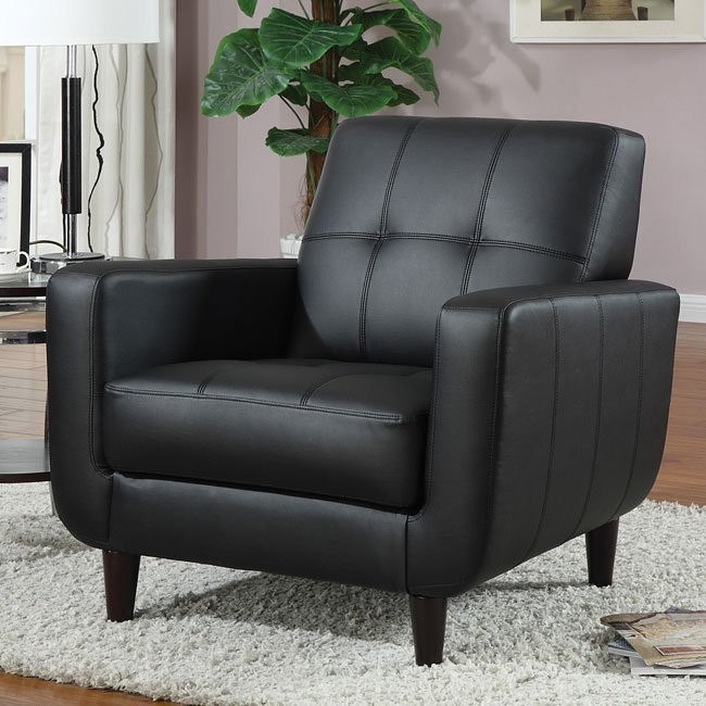Modern Accent Chair (Black) Coaster Furniture FurniturePick