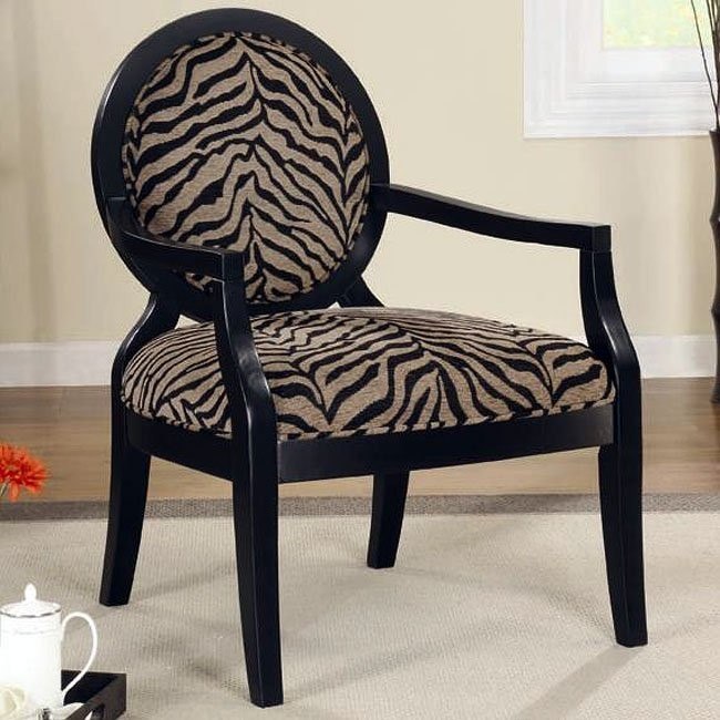 Animal Print Accent Chair (Zebra) Coaster Furniture