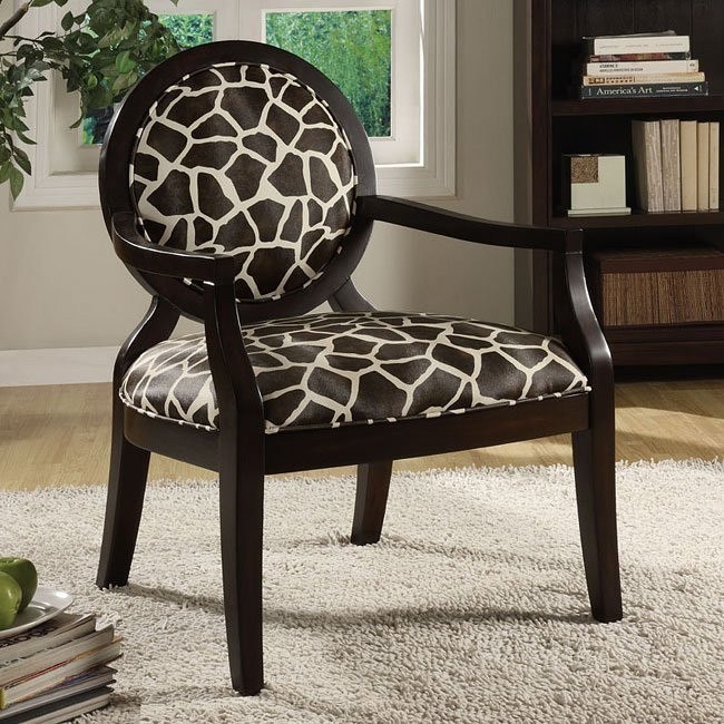 Animal Print Accent Chair (Giraffe) Coaster Furniture