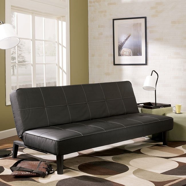 Vito Black Flip Flop Sofa
