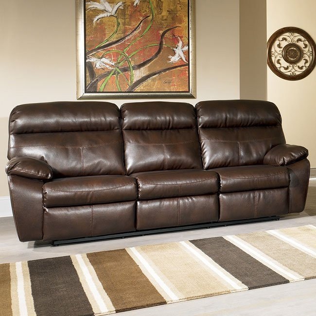 Sander Durablend Coffee Reclining Sofa W Signature Design Coffee Reclining Sofa W