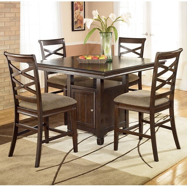 Hayley Counter Height Dining Room Set Signature Design By Ashley