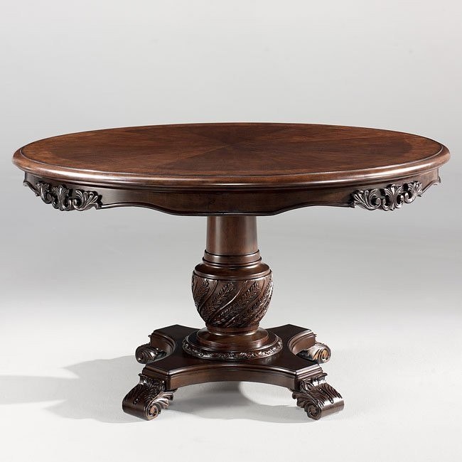 North Shore Round Pedestal Table Signature Design By Ashley
