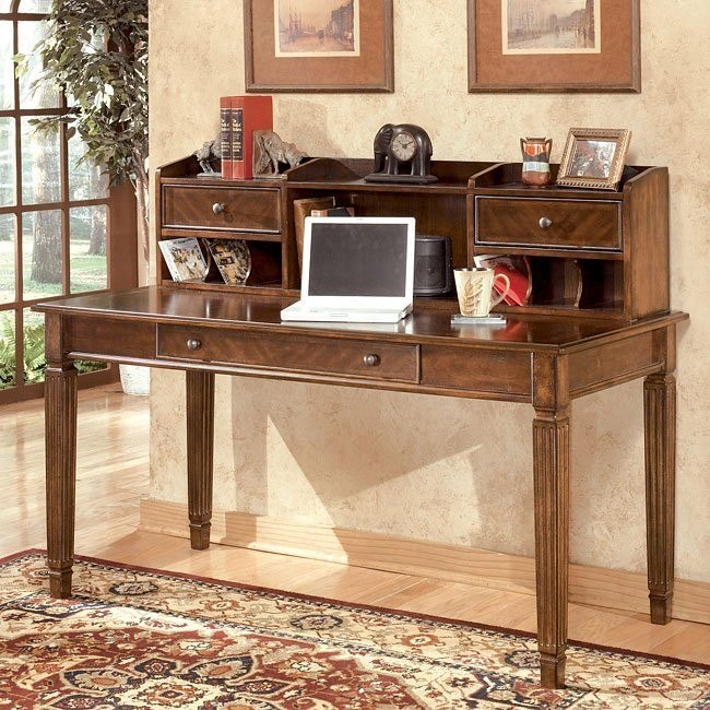 Hamlyn Leg Desk With Low Hutch Signature Design By Ashley