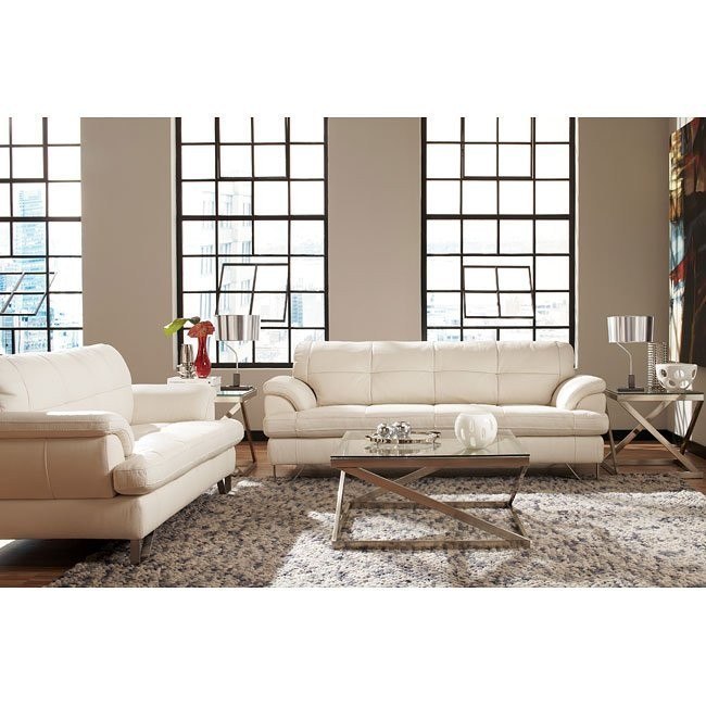 Gunter Brilliant White Living Room Set Signature Design By Ashley
