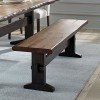 Burnham Live Edge Bench