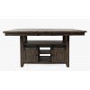 Madison County Adjustable Height Dining Table (Barnwood)