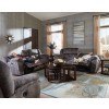 Carrington Power Lay Flat Reclining Living Room Set (Greystone)